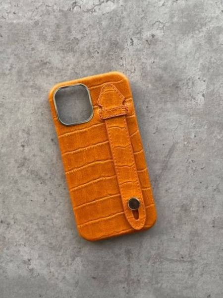 Luxury Strap Case Orange